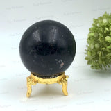 Black Tourmaline Crystal Sphere