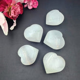 Selenite Heart shape