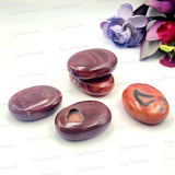 Carnelian Heart and Palm Stone