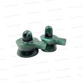 Green Jade Crystal Shivling
