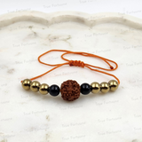 Rudraksha Crystal Rakhi
