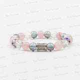 Love - Rose Quartz, Angel Aura and Clear Quartz