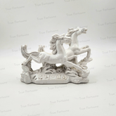 Pinnacle Pair of White Horses