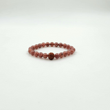 Strawberry Quartz + 5 Mukhi Rudraksh